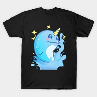 Adorable Narwhal The Unicorn Of The Sea T-Shirt